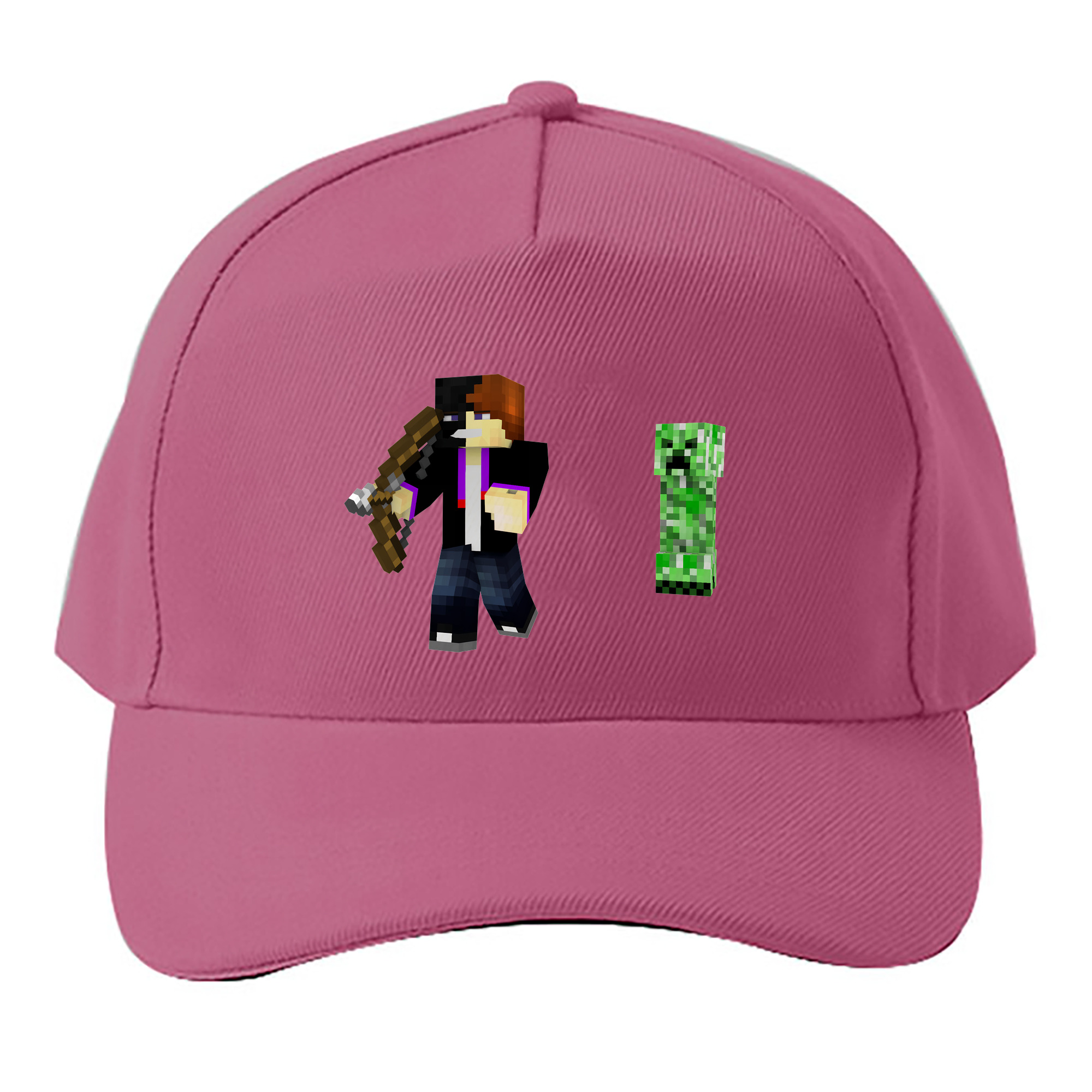 （画像用） マインクラフト ブロックの世界 Minecraft MC Block world ベースボールキャップ 綿100％ 男女兼用 帽子 スポーツ